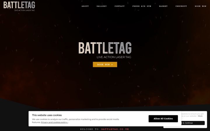 Screenshot of battletag.co.uk