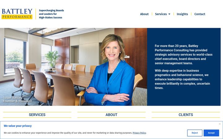 Screenshot of battleyinc.com