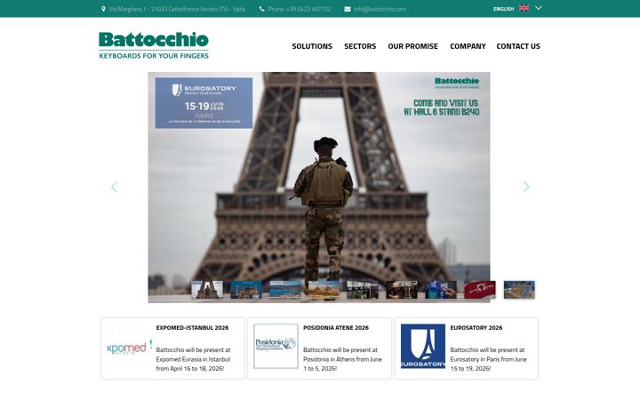 Screenshot of battocchio.com