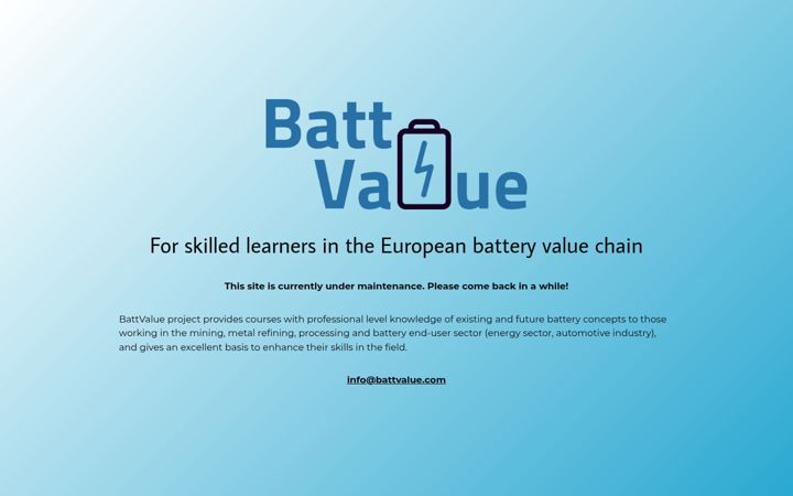 Screenshot of battvalue.com