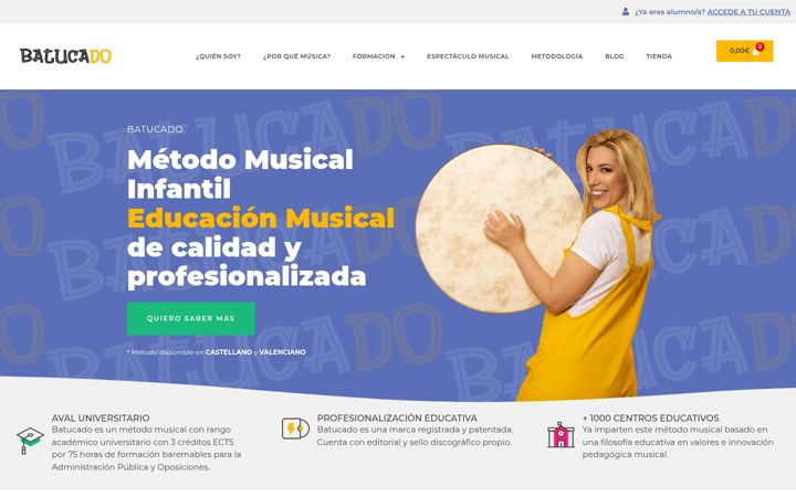 Screenshot of batucado.com