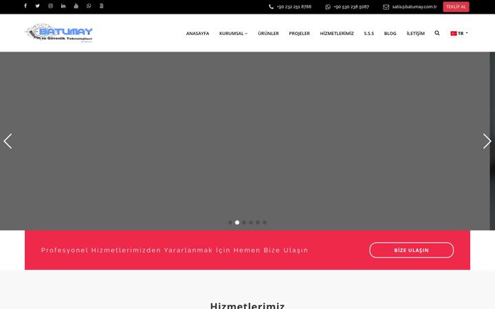 Screenshot of batumay.com.tr