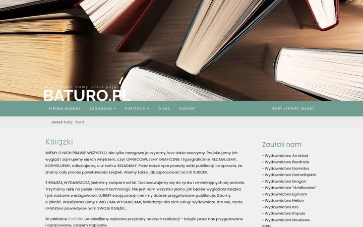 Screenshot von baturo.pl