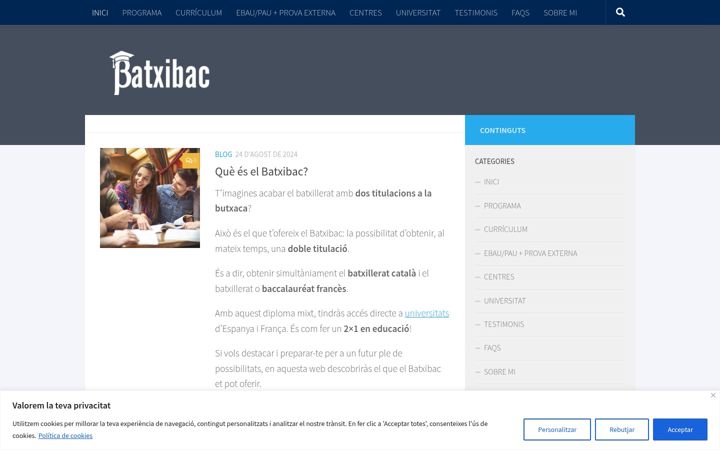 Screenshot of batxibac.es