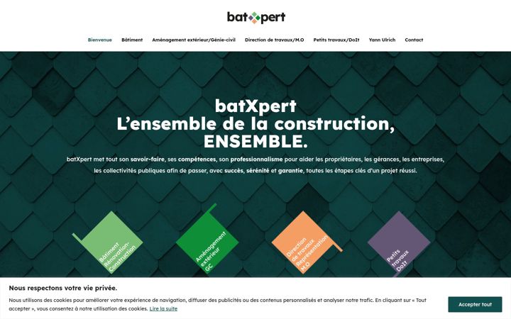 Screenshot of batxpert.ch