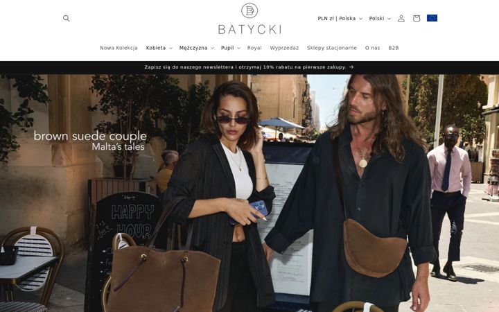 Screenshot of batycki.eu