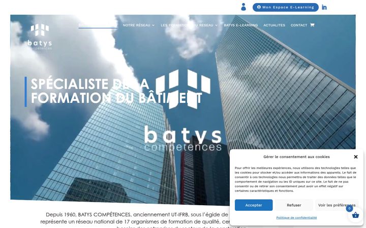 Skærmbillede af batyscompetences.fr