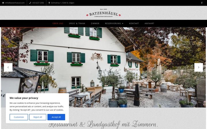 Screenshot of batzenhaeusl.com