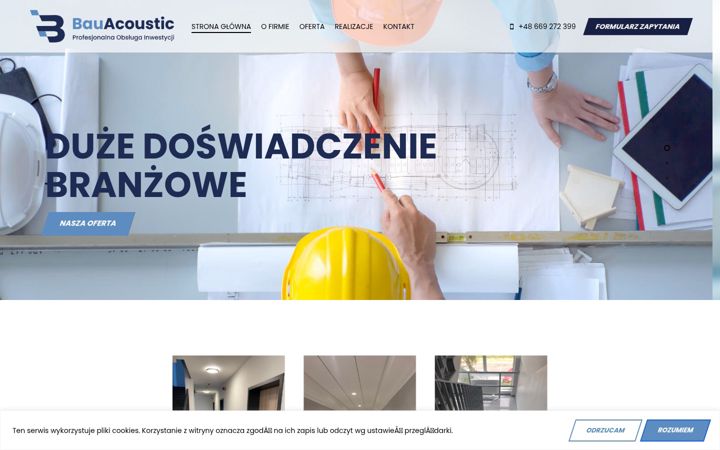 Screenshot von bau-acoustic.pl