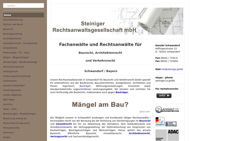 Zrzut ekranu bau-baurecht-rechtsanwalt.de