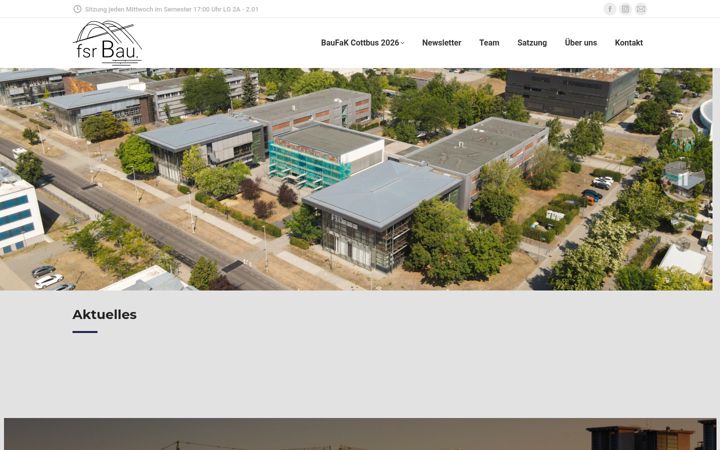 Screenshot of bau-btu.de