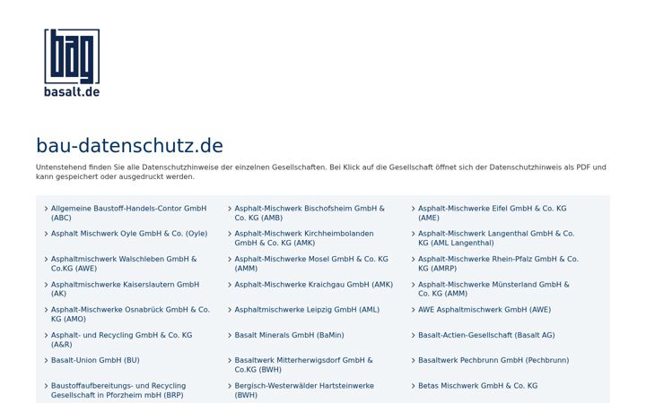 Screenshot of bau-datenschutz.de