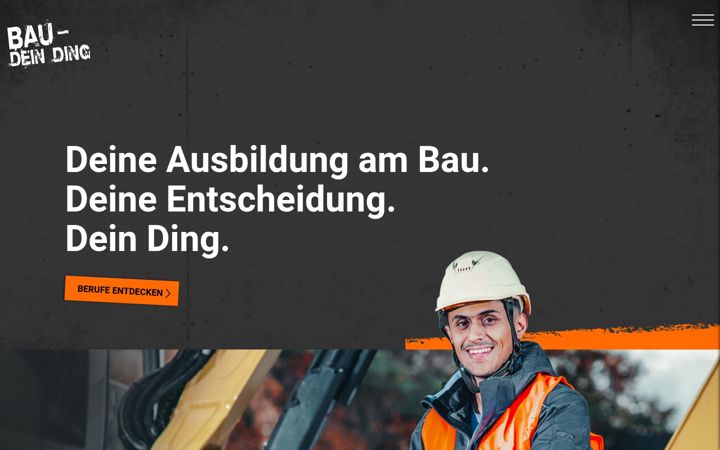 Screenshot of bau-dein-ding.de