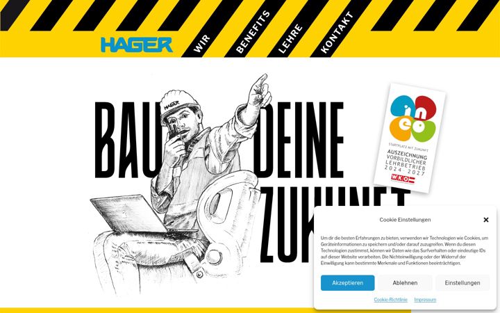 Screenshot of bau-deine-zukunft.at