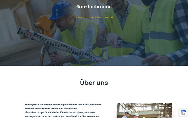 Screenshot of bau-fachmann.ch