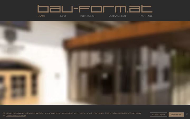 Екранна снимка на bau-form.at