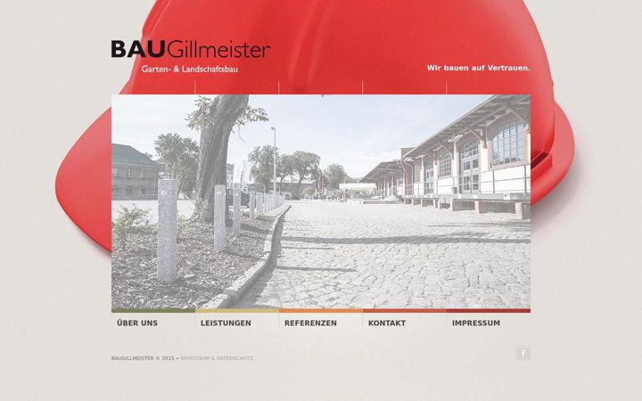 Screenshot of bau-gillmeister.de