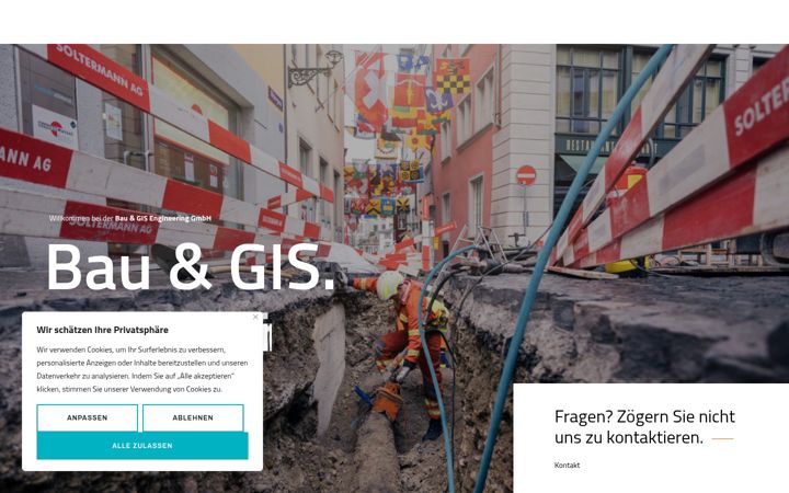 Screenshot of bau-gis.ch