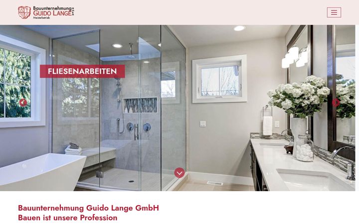 Screenshot of bau-guido-lange.de
