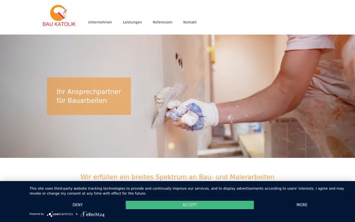 Screenshot of bau-katolik.de