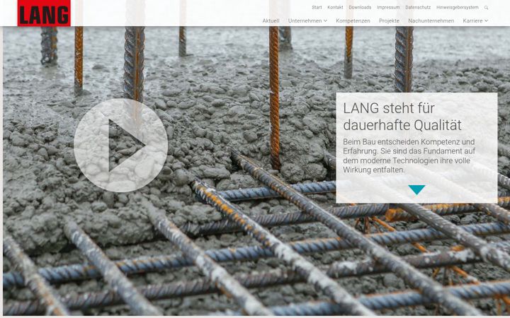 Screenshot of bau-lang.de