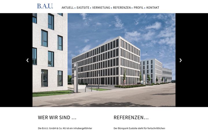 Screenshot of bau-mannheim.de