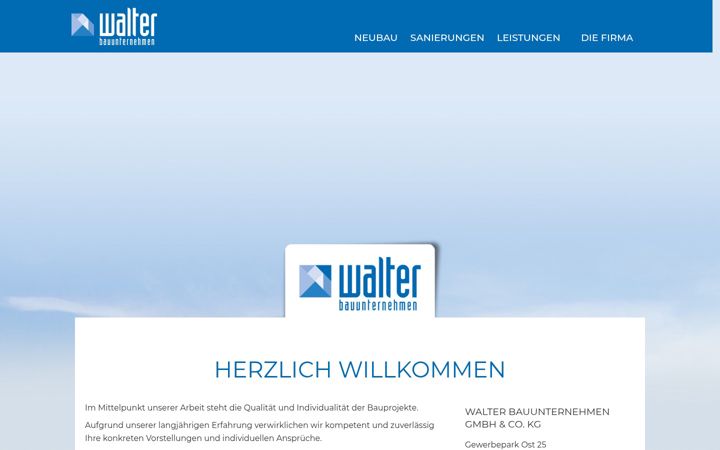 Screenshot of bau-mit-walter.de