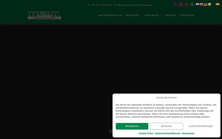 Screenshot of bau-neuheiten-messe.at