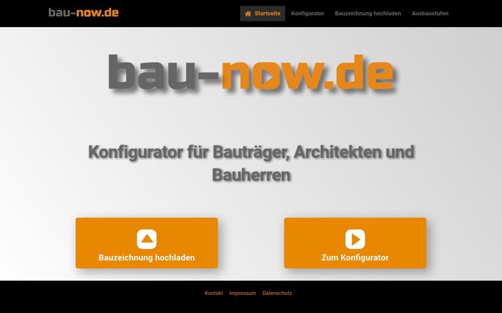 Screenshot of bau-now.de