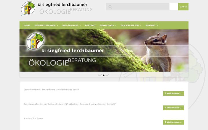 Screenshot of bau-oekologie.at