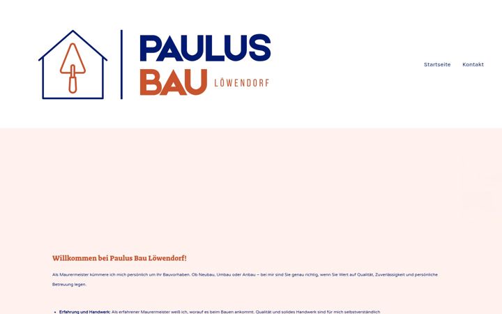 Screenshot of bau-paulus.de
