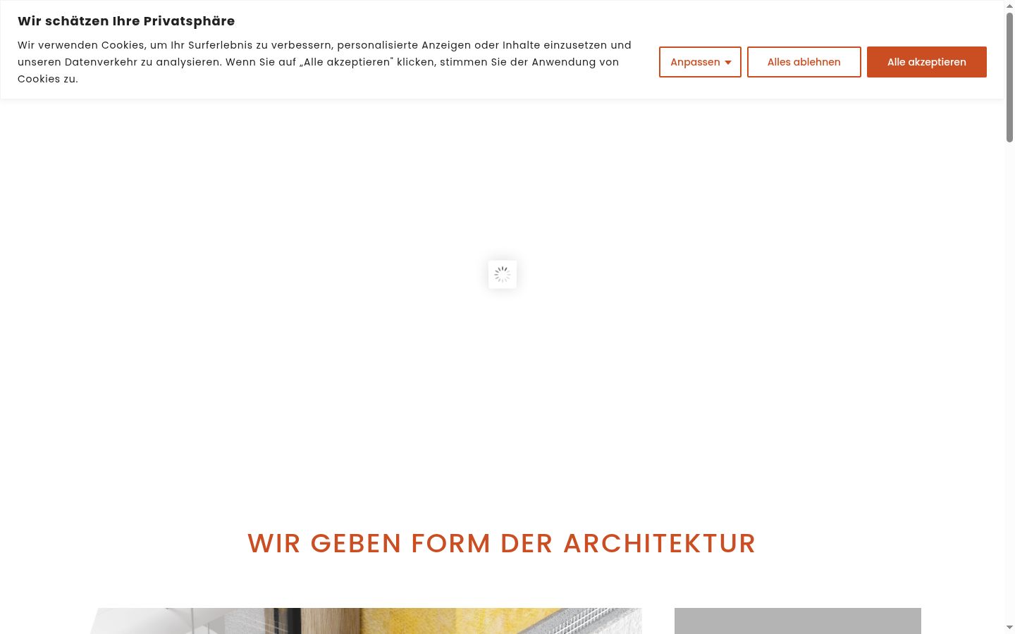 Screenshot tal-banner tal-kunsens muri qabel kwalunkwe interazzjoni