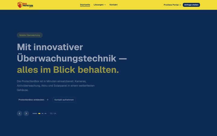 Screenshot of bau-protection.com