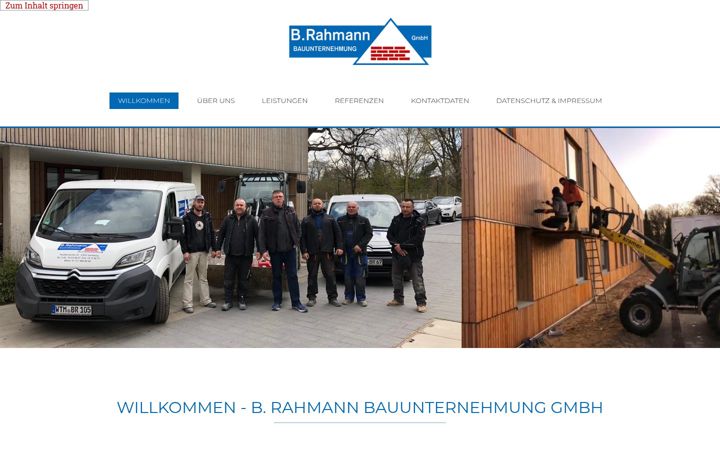 Screenshot of bau-rahmann.de