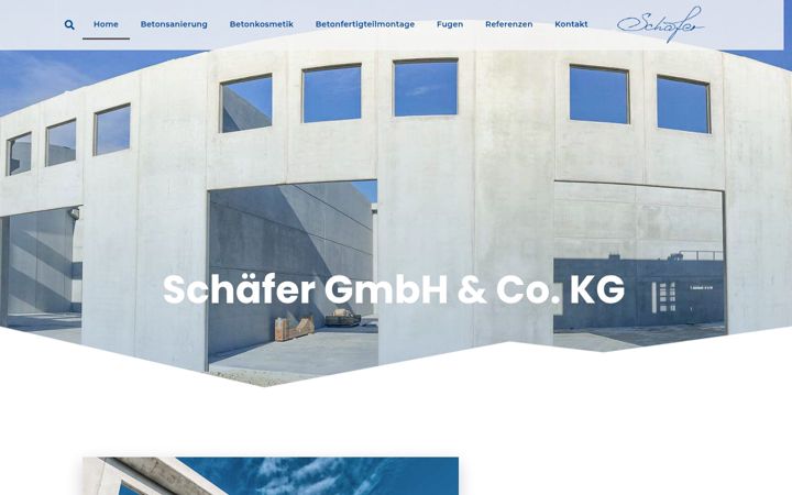 Screenshot of bau-schaefer.eu