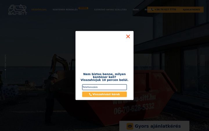 Screenshot di bau-sitt.hu