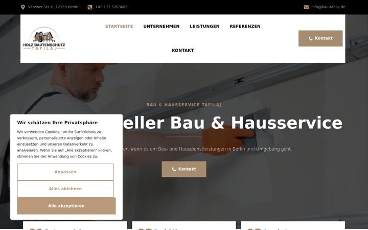 Screenshot of bau-tafilaj.de