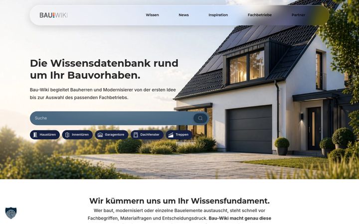 Screenshot of bau-wiki.de