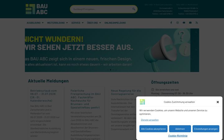 Screenshot of bauabc.de