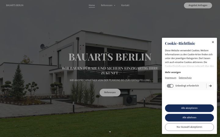 Screenshot of bauartsberlin.com