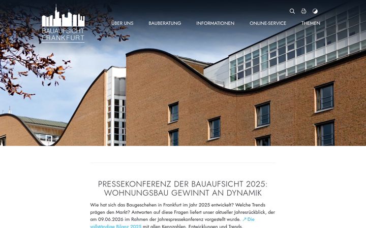 Ekrano kopija bauaufsicht-frankfurt.de