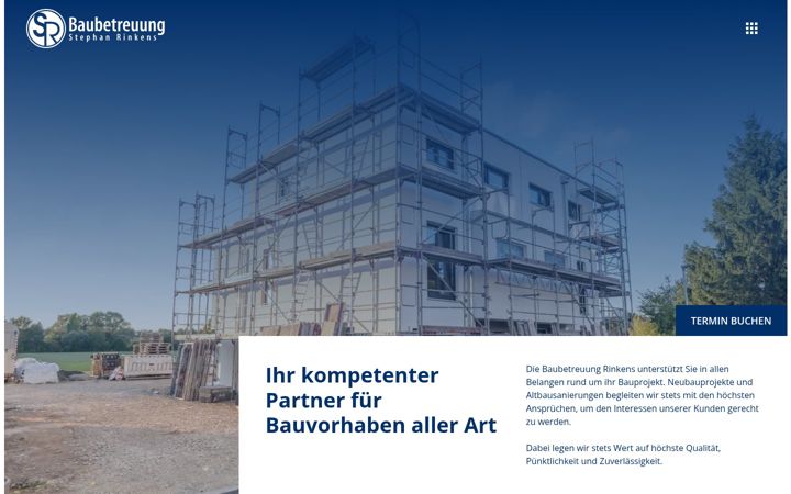 Ekrānuzņēmums no baubetreuung-rinkens.de