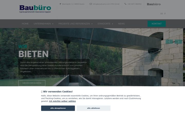 Screenshot of baubuero.com