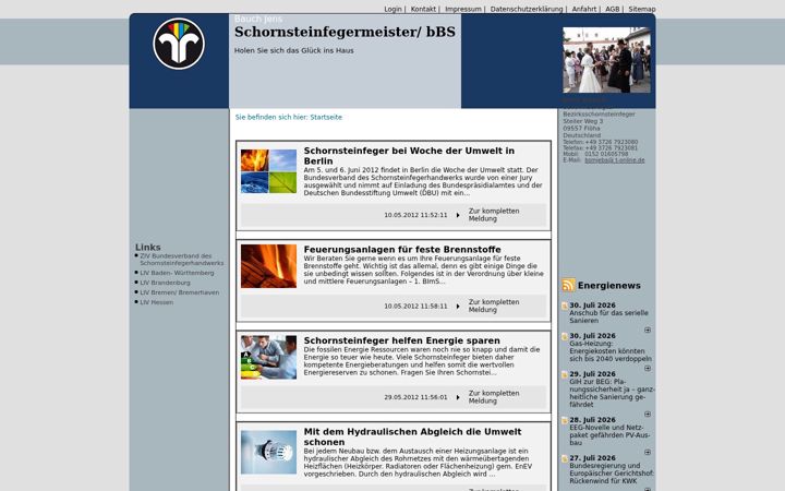 Screenshot of bauch-schornsteinfeger.de