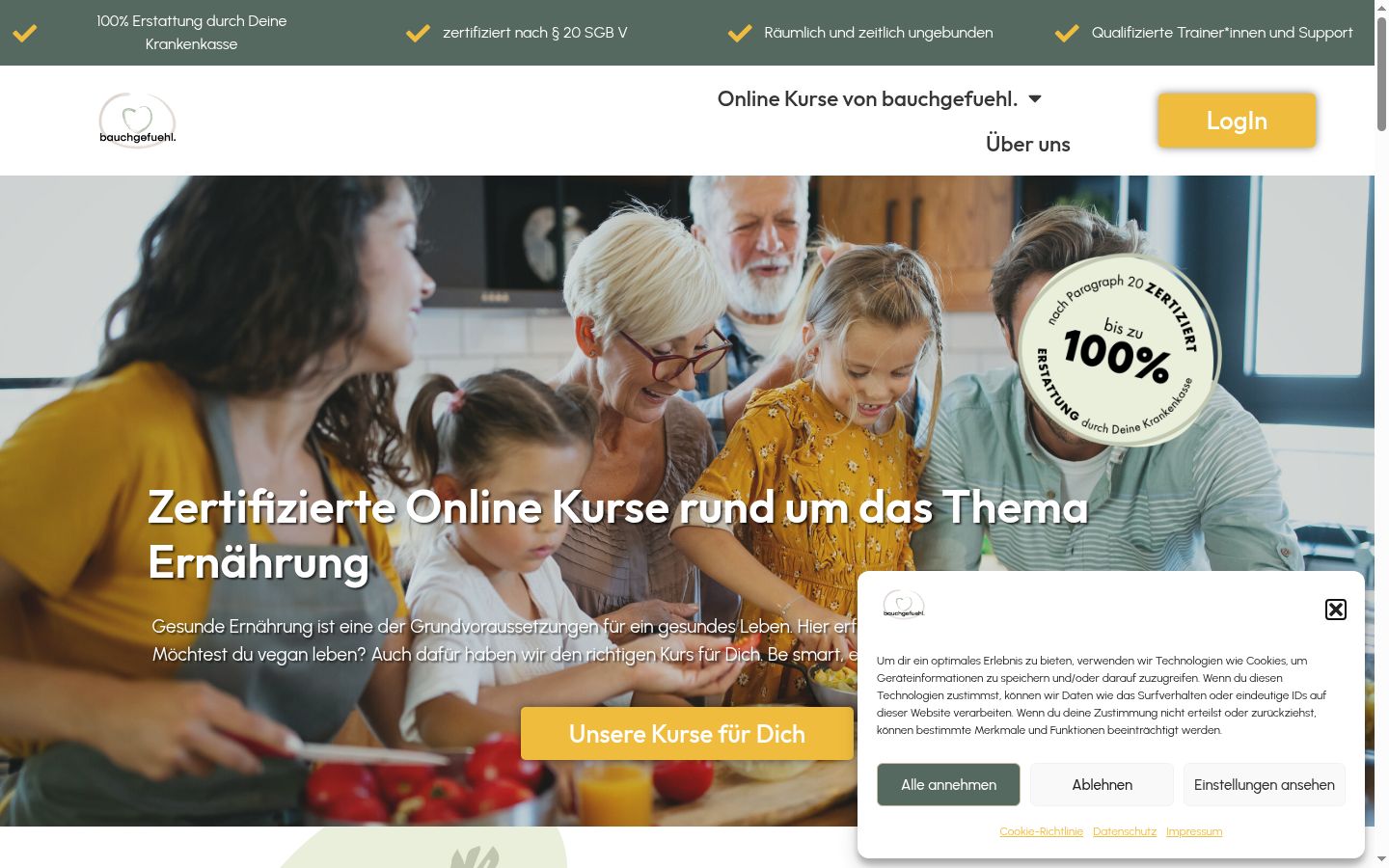 Zrzut ekranu banera zgody wyświetlanego przed jakąkolwiek interakcją
