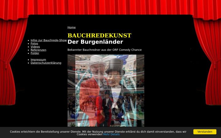 Screenshot of bauchredekunst.at