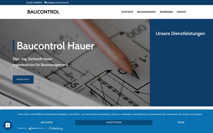 Screenshot of baucontrol-hauer.de