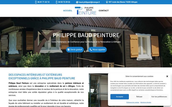 Screenshot of baud-philippe.fr