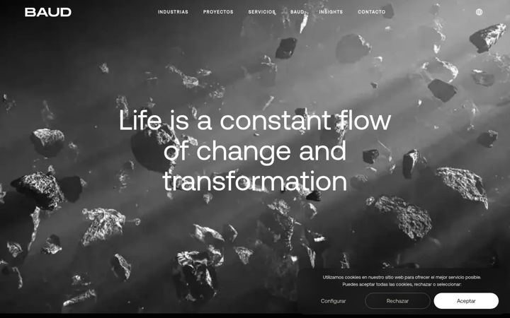 Screenshot of baud.es