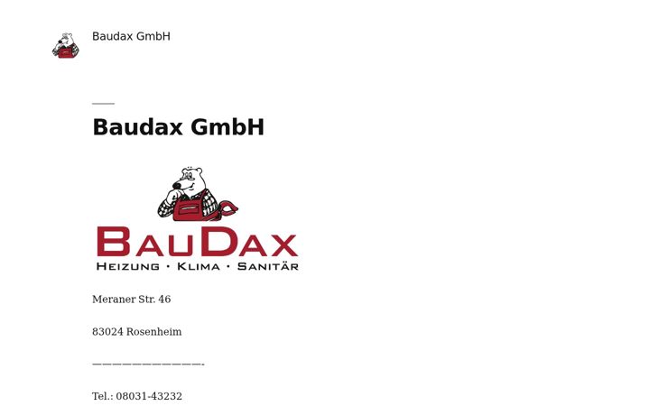 Screenshot of baudax.com